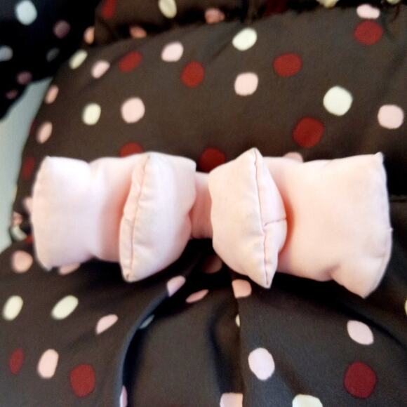 Crazy 8 Polka Dot Hooded Puffer Coat - Picture 2 of 8